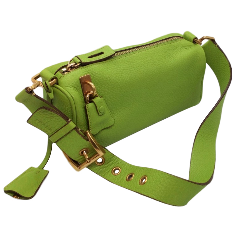 lime green prada bag