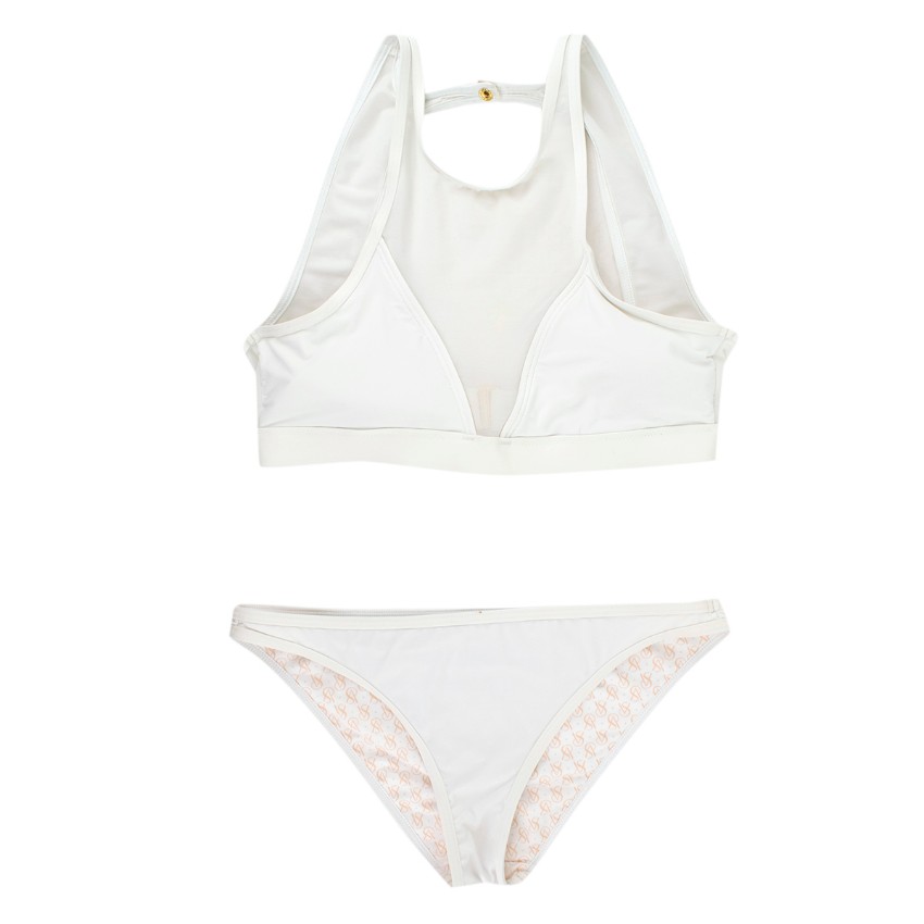 white bikini set victoria's secret