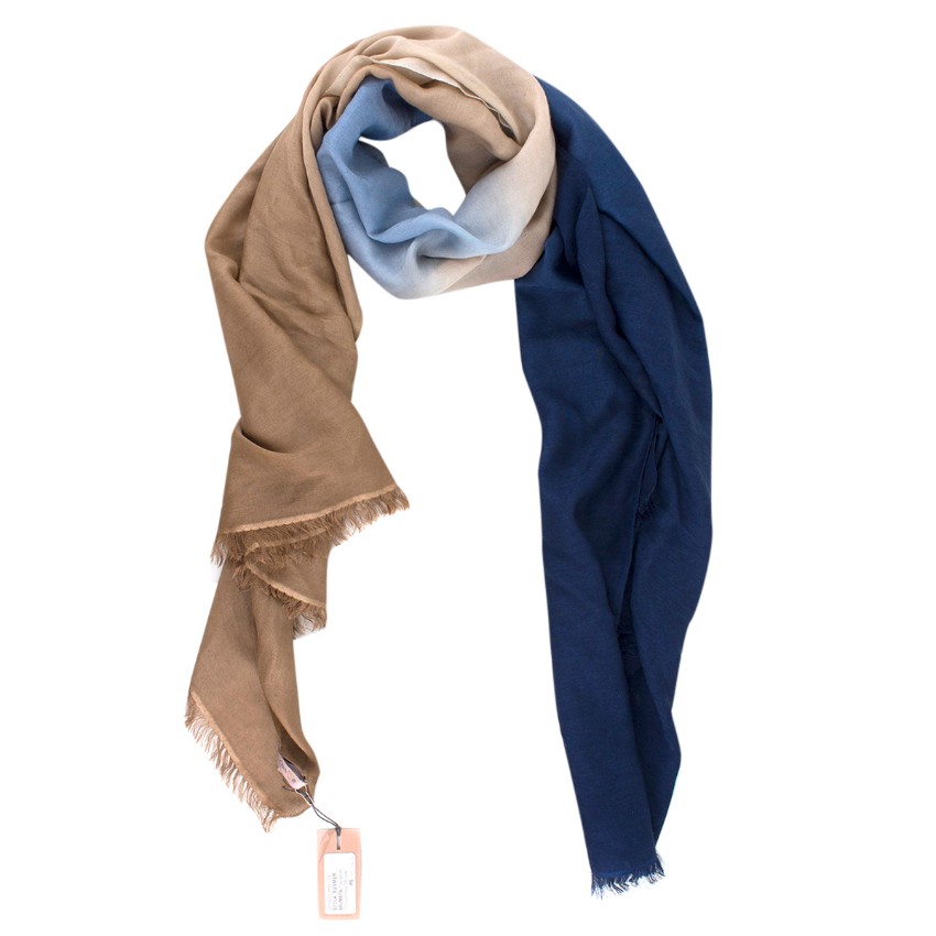 ombre cashmere scarf