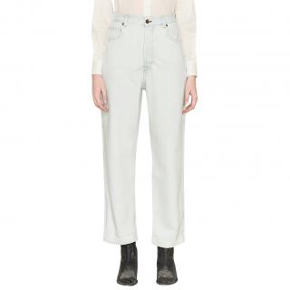 Golden Goose Kim oversized stone washed bleached jeans 