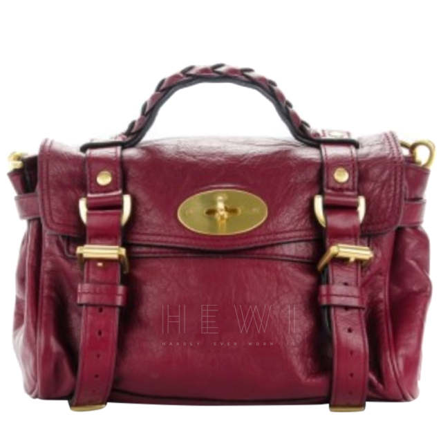 mulberry maroon bag