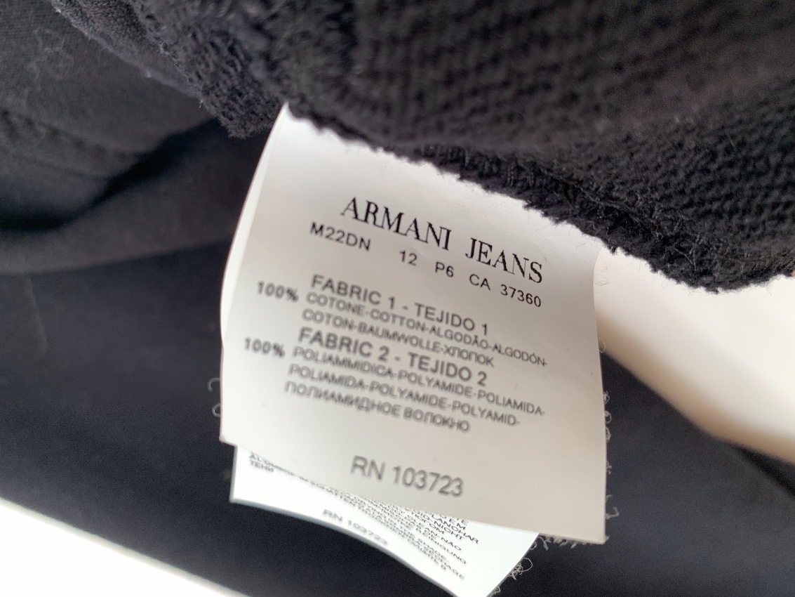 armani jeans rn 103723