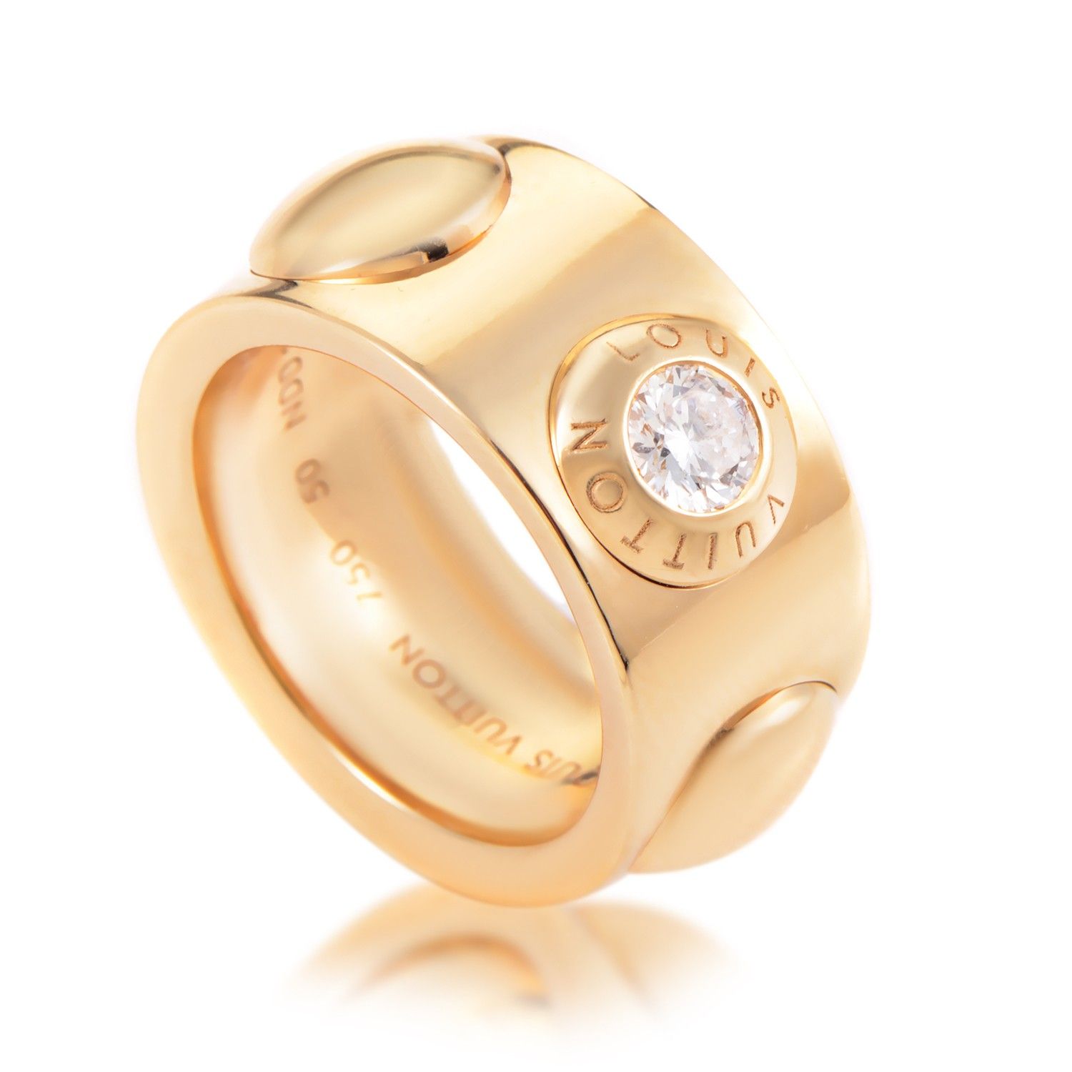 Louis Vuitton Empreinte Diamond Ring Q9A01A