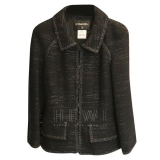Chanel Black Tweed Jacket