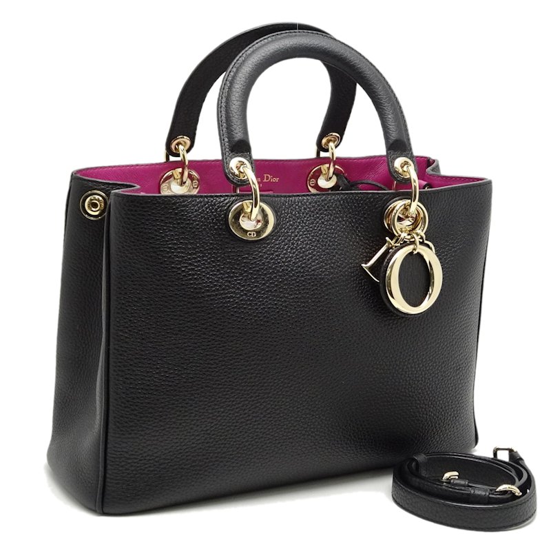 dior black handbag