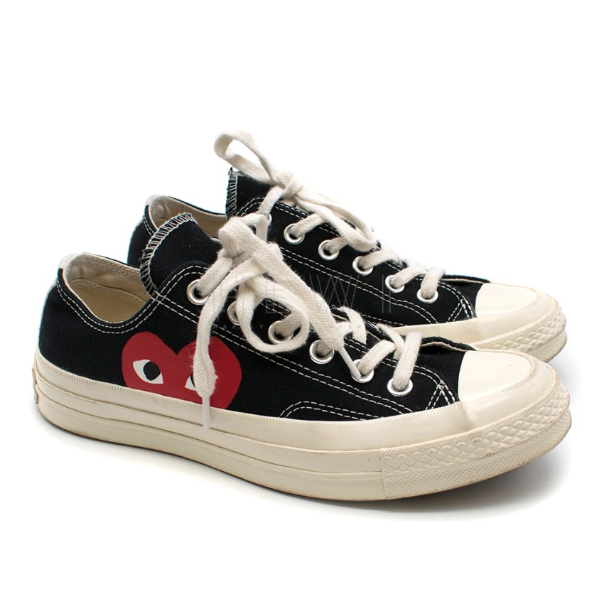 Comme Des Garcons Converse Chuck Taylor Low Top Sneakers | HEWI