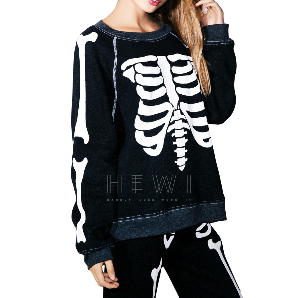 wildfox skeleton sweatshirt