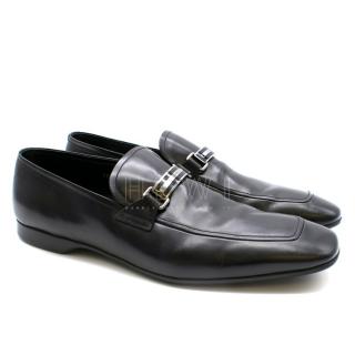 Prada Black Men's Leather Loafers 