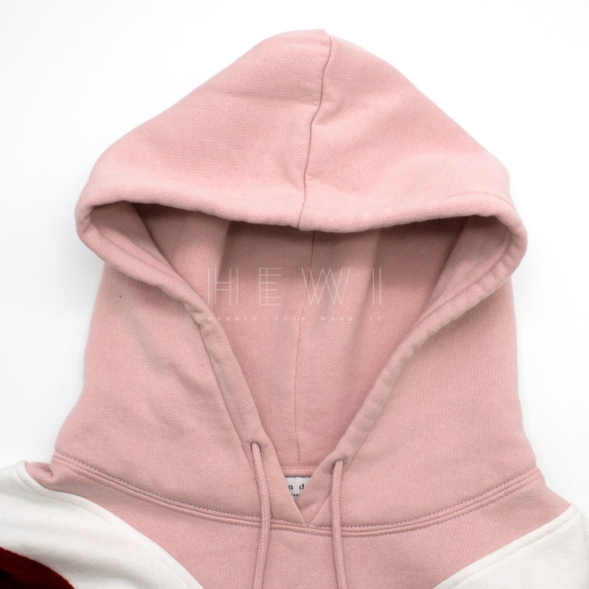 sandro hooded sweatshirt with velvet insert