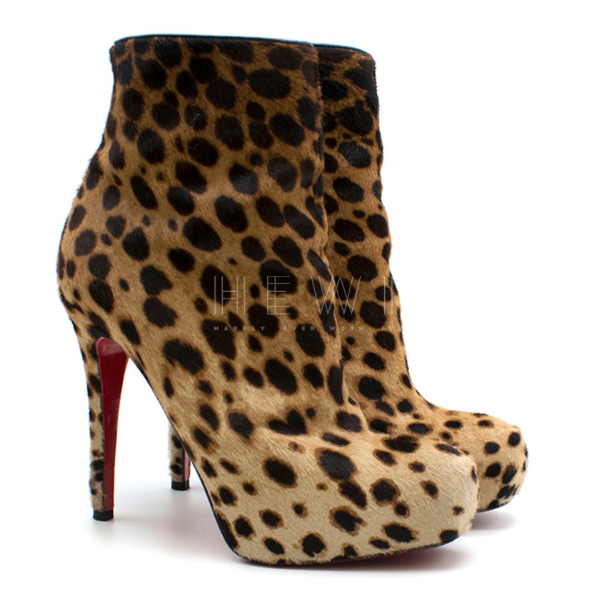 louboutin leopard print heels