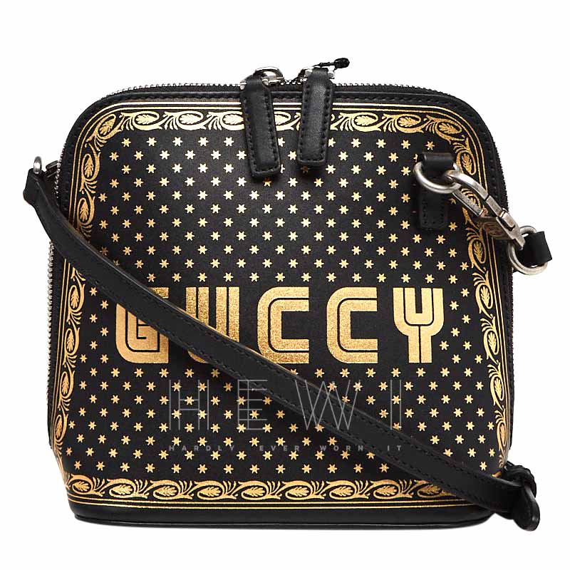 black and gold crossbody