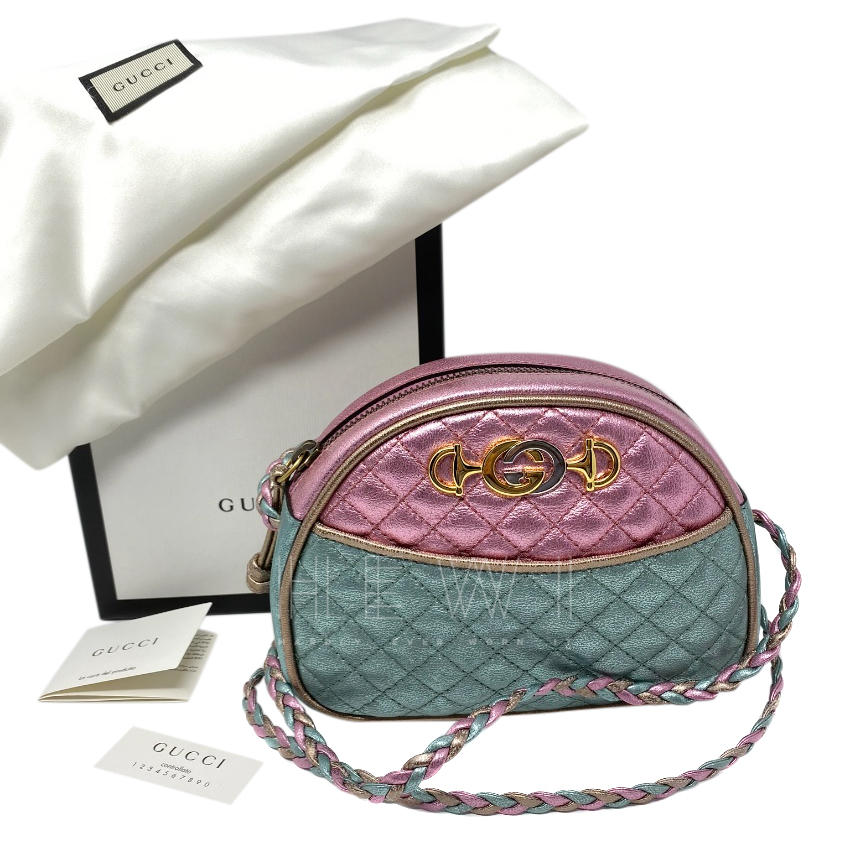 gucci pink and blue bag