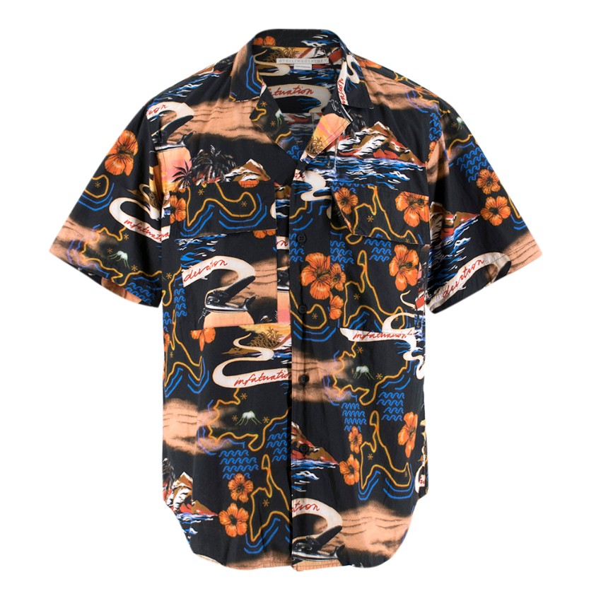 Stella Mccartney Hawaiian Mens Short Sleeve Shirt | HEWI