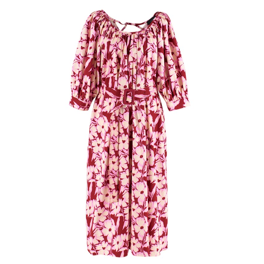 Joseph Floral Mumu Belted Maxi Dress | HEWI