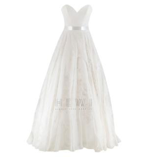 Suzanne Neville Cabianca Ivory Silk Organza Wedding Dress