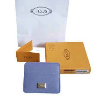 Tod�s lilac grained Leather Card holder 