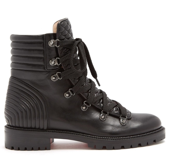 christian louboutin mad lace up boots