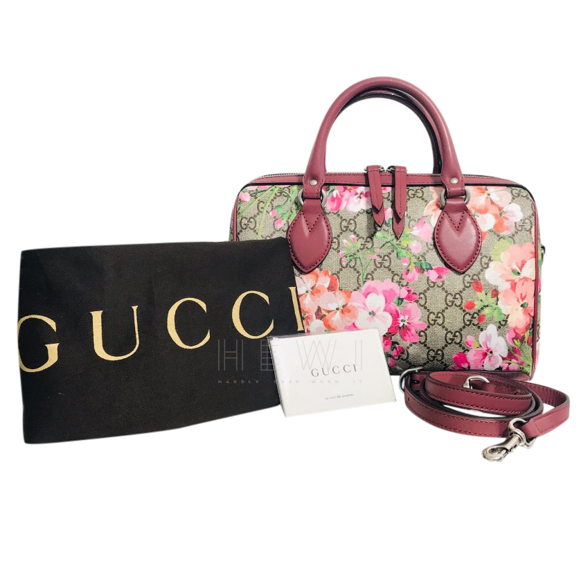 gucci bloom boston bag