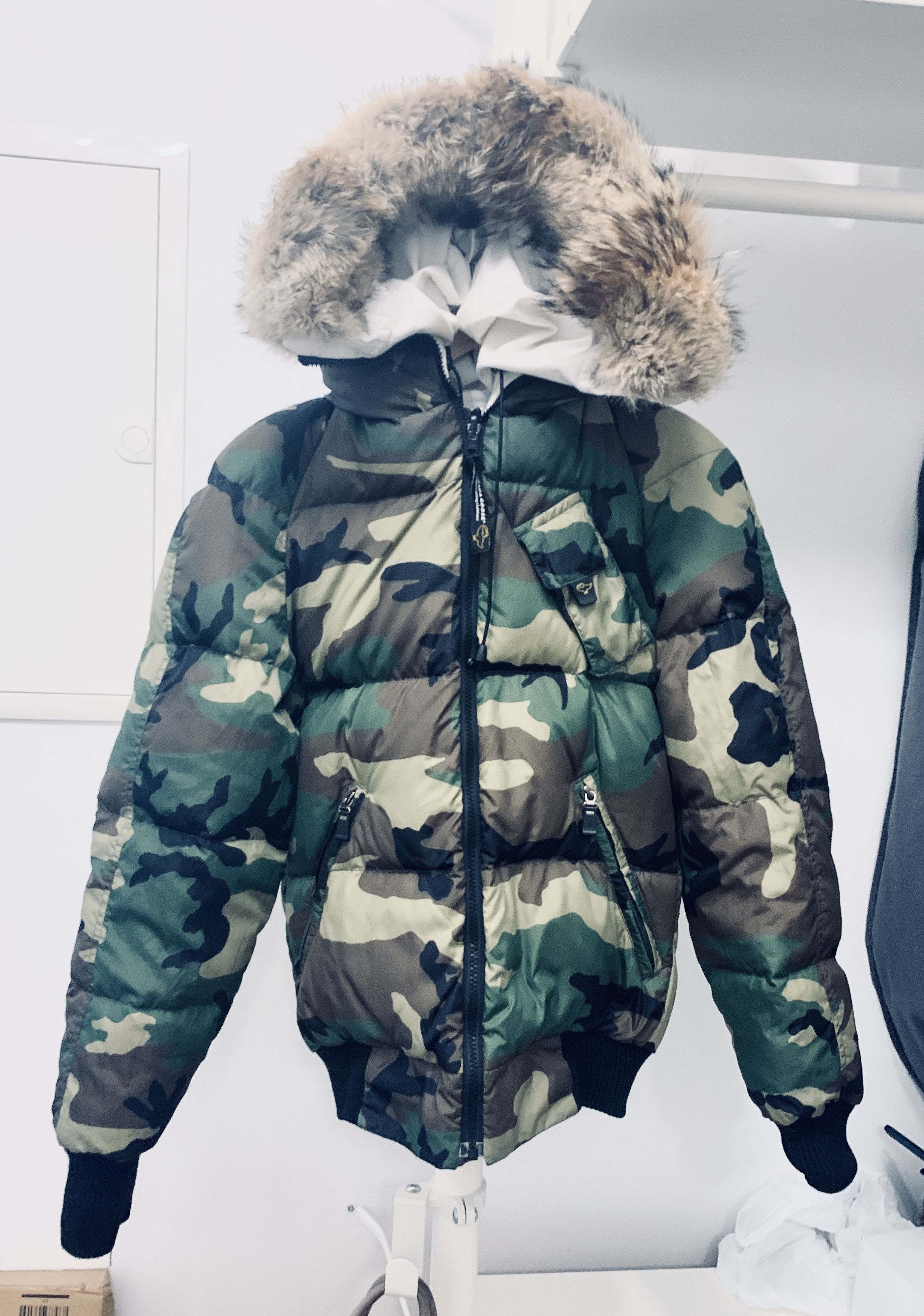 canada goose reversible camo jacket