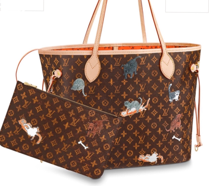 louis vuitton catogram neverfull