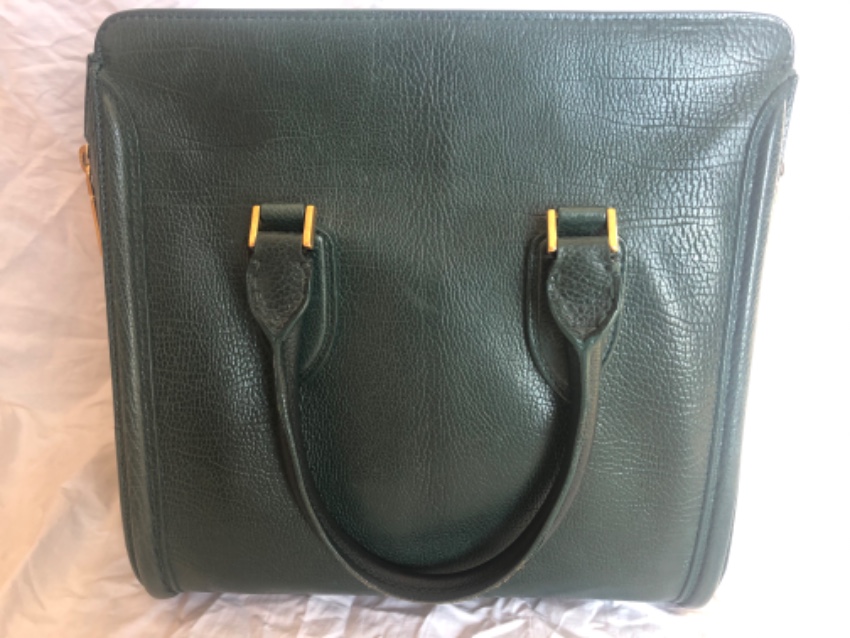 alexander mcqueen green bag