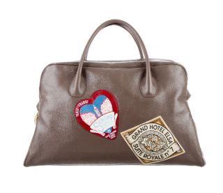 Schiaparelli Taupe Souvenir Weekend Bag