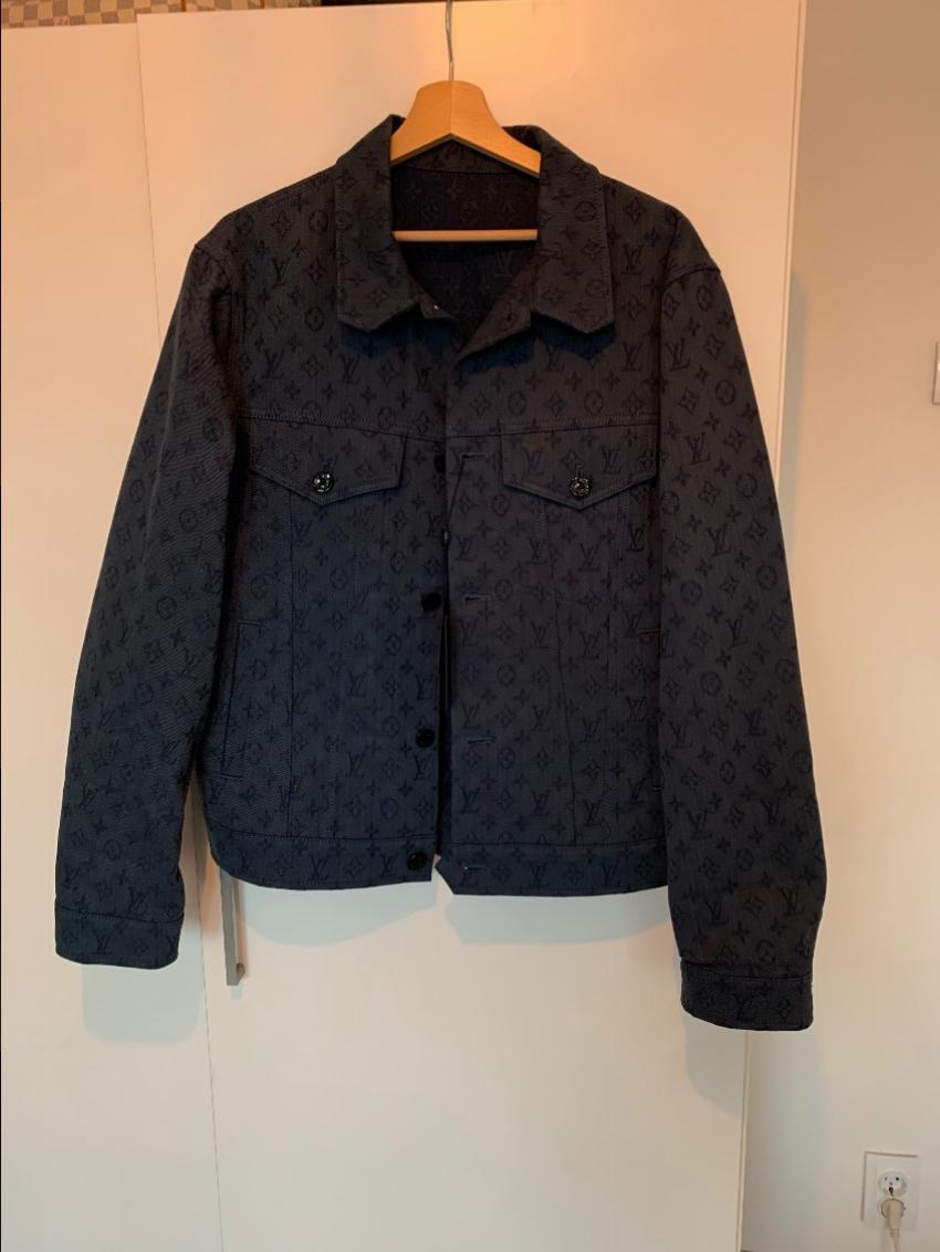 Louis Vuitton Blue Monogram Denim Jacket | HEWI