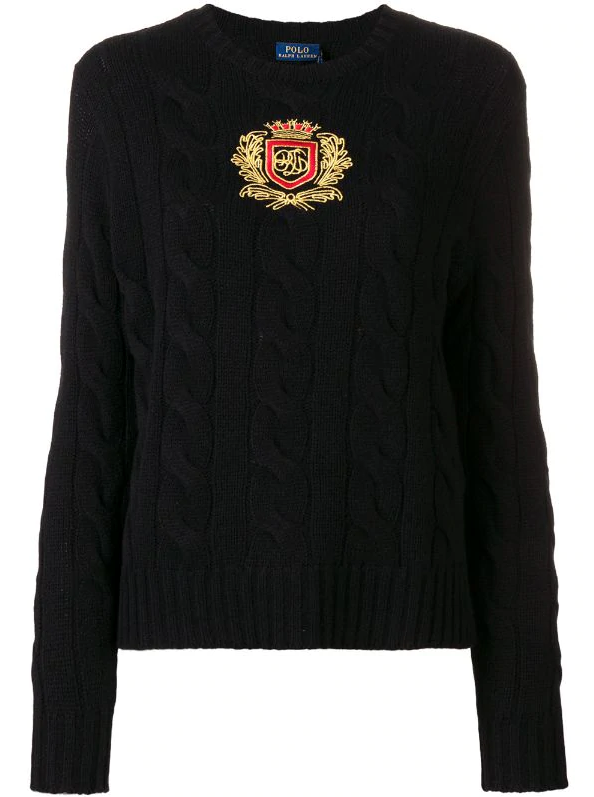 polo ralph lauren black jumper