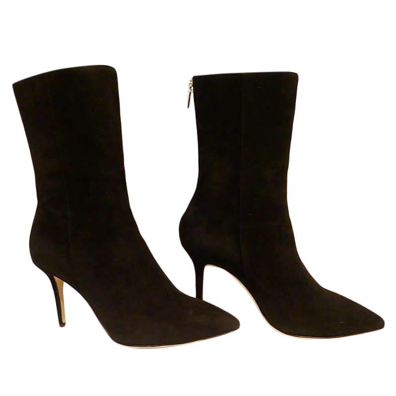 Jimmy Choo Black Suede Ankle Boots 2 | HEWI