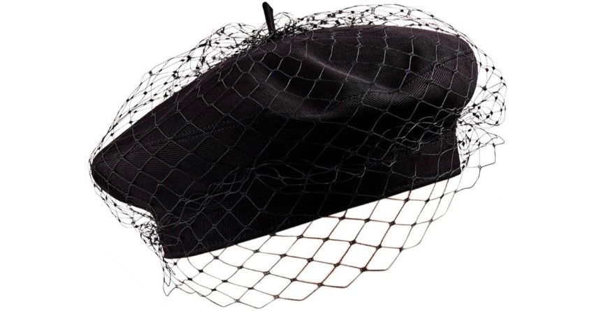 dior cap with veil