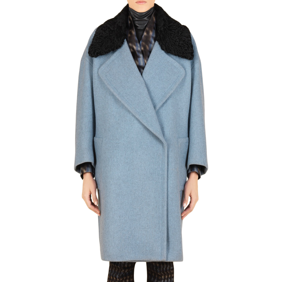 blue gucci coat