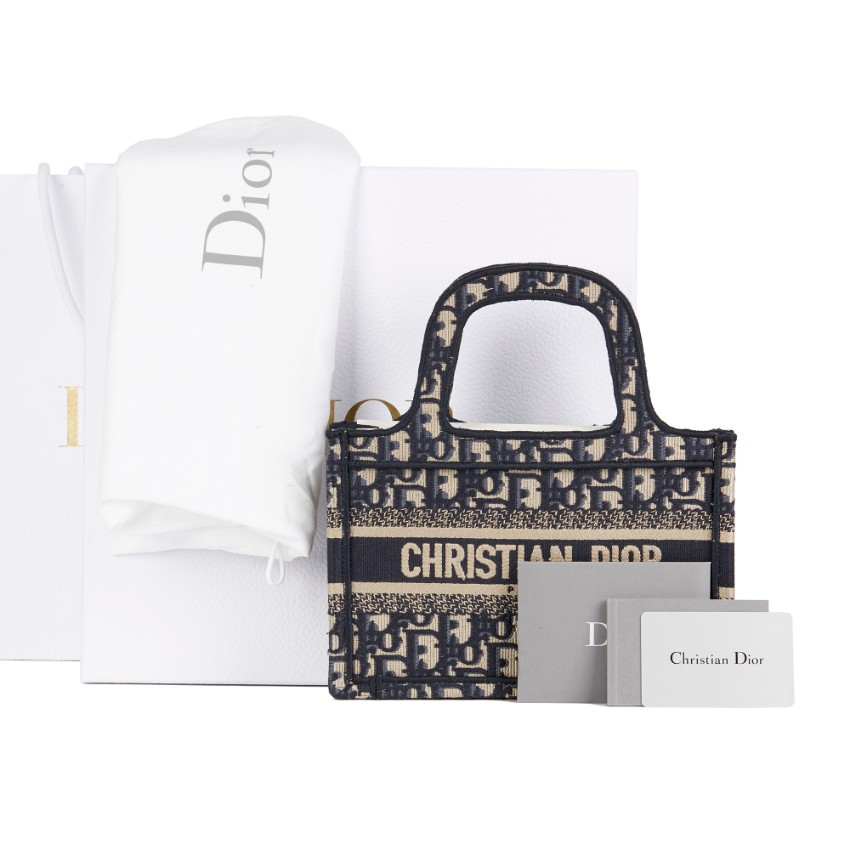 dior mini book tote