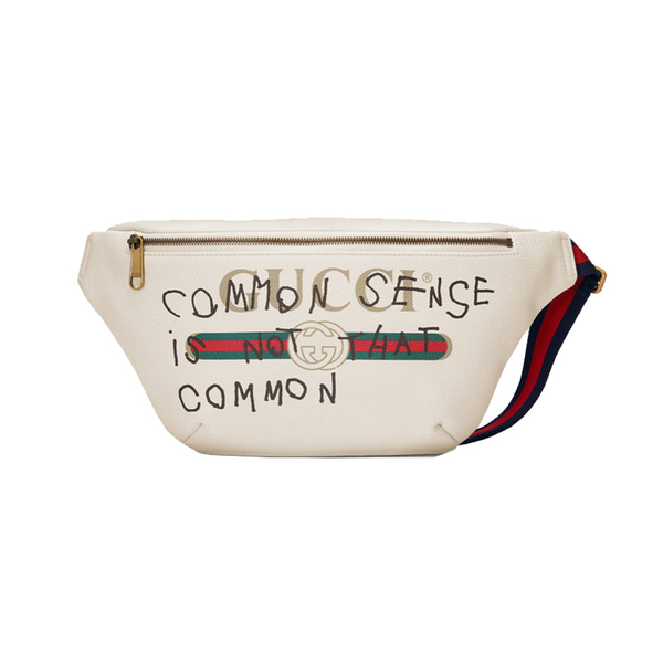 gucci bum bag white