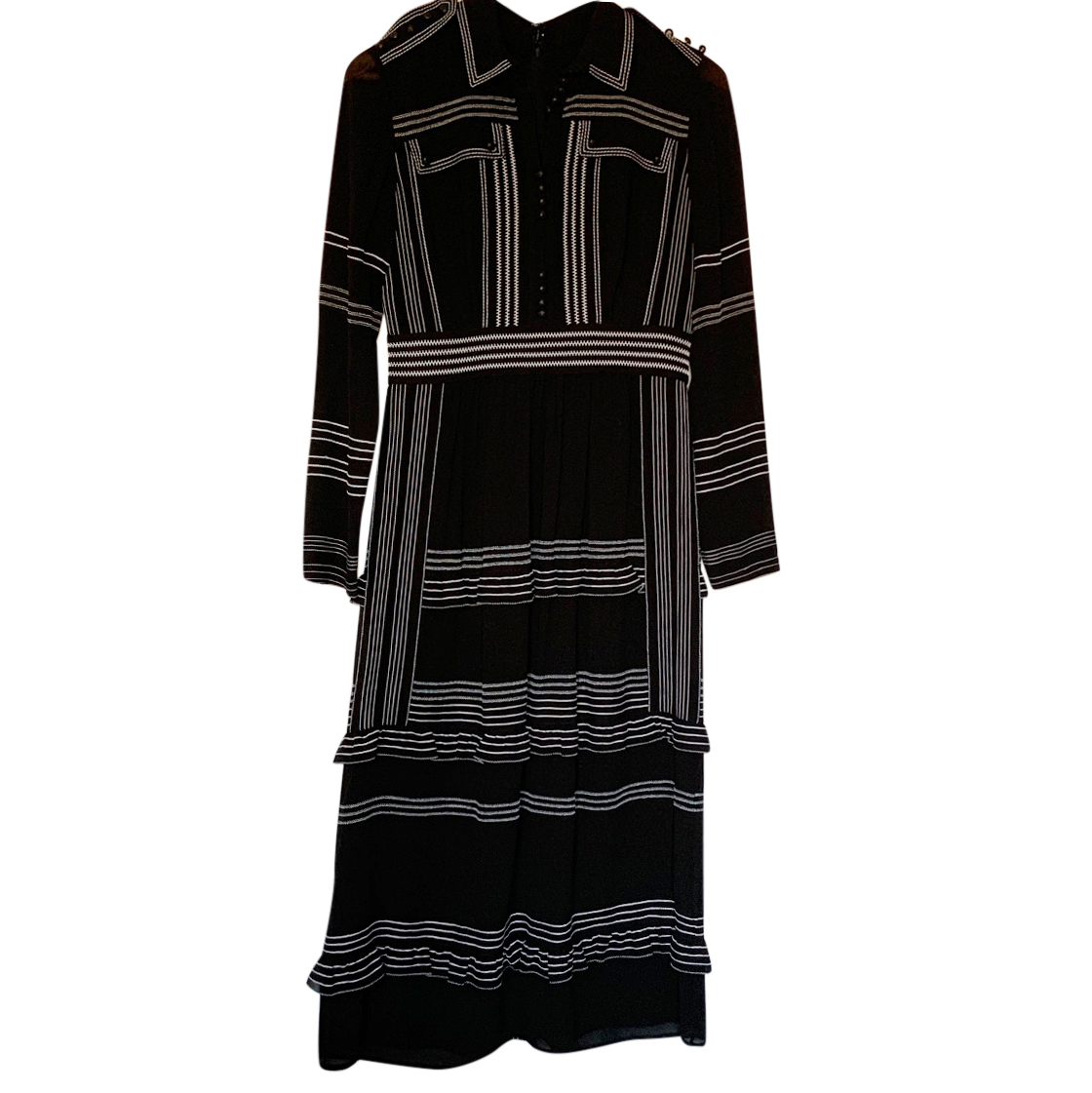 black burberry dress