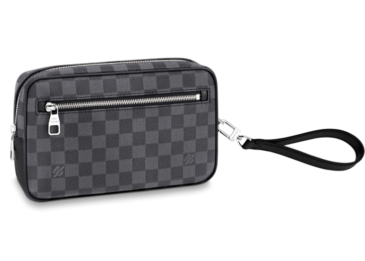 louis vuitton kasai clutch damier graphite