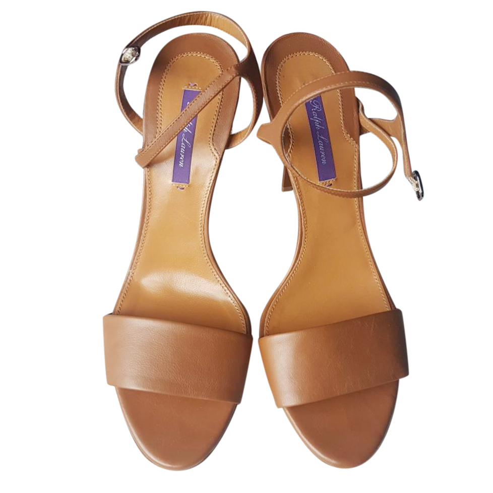 Ralph Lauren Collection Tan Sandals 1 