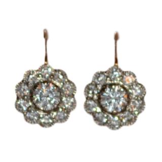 Bespoke VIntage Diamond Handmade Earrings