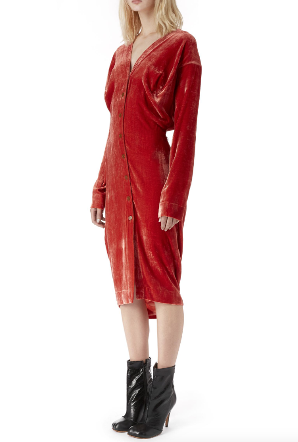 vivienne westwood velvet dress