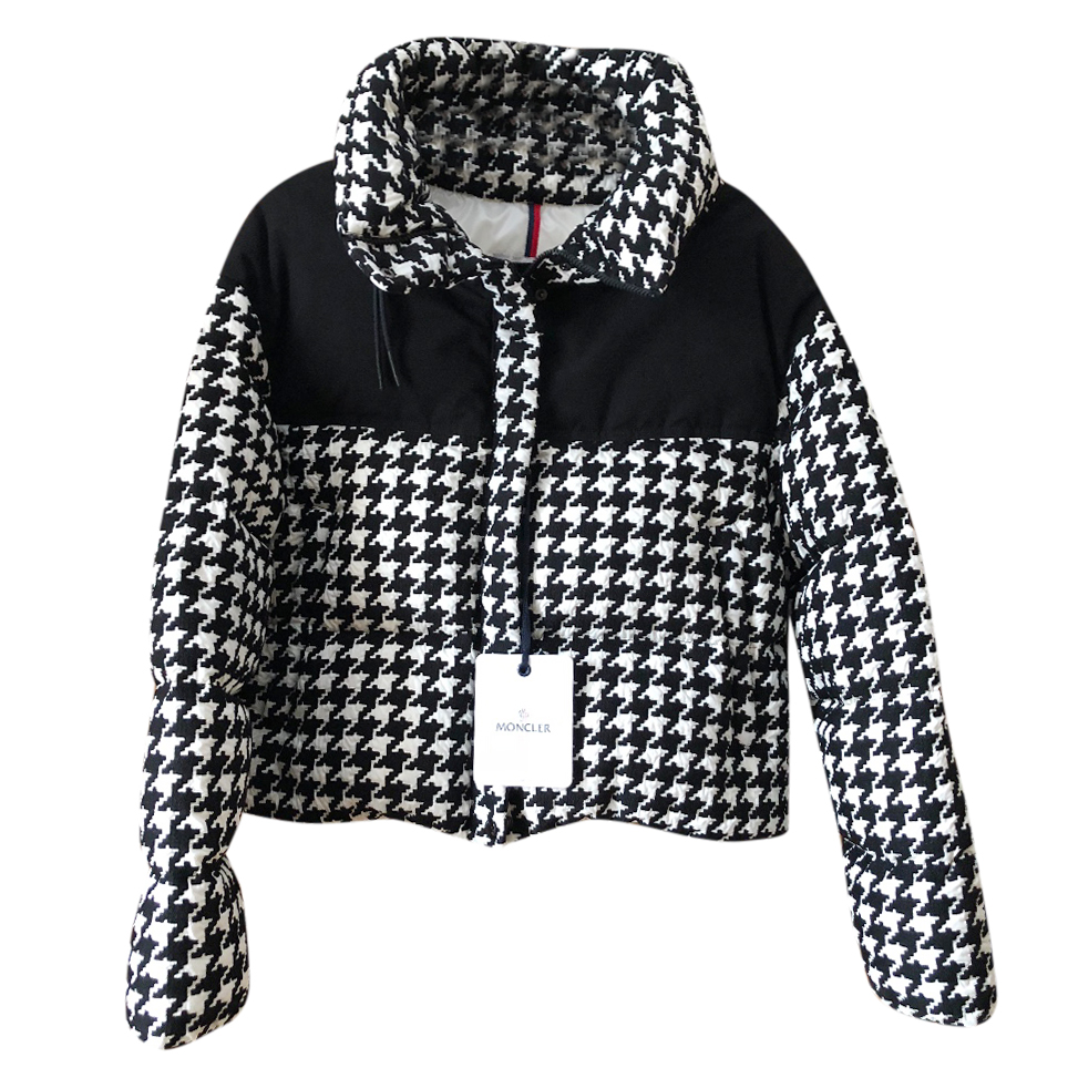 moncler houndstooth jacket