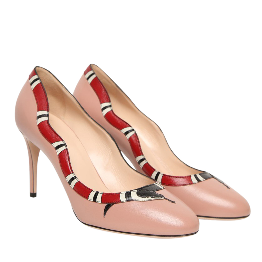 gucci kingsnake heels