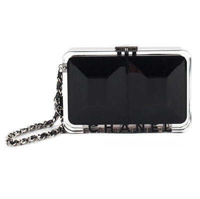 black perspex bag