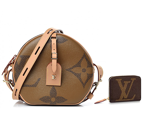 Louis Vuitton Giant Monogram Boite Chapeau Souple Zippy Coin Purs | HEWI