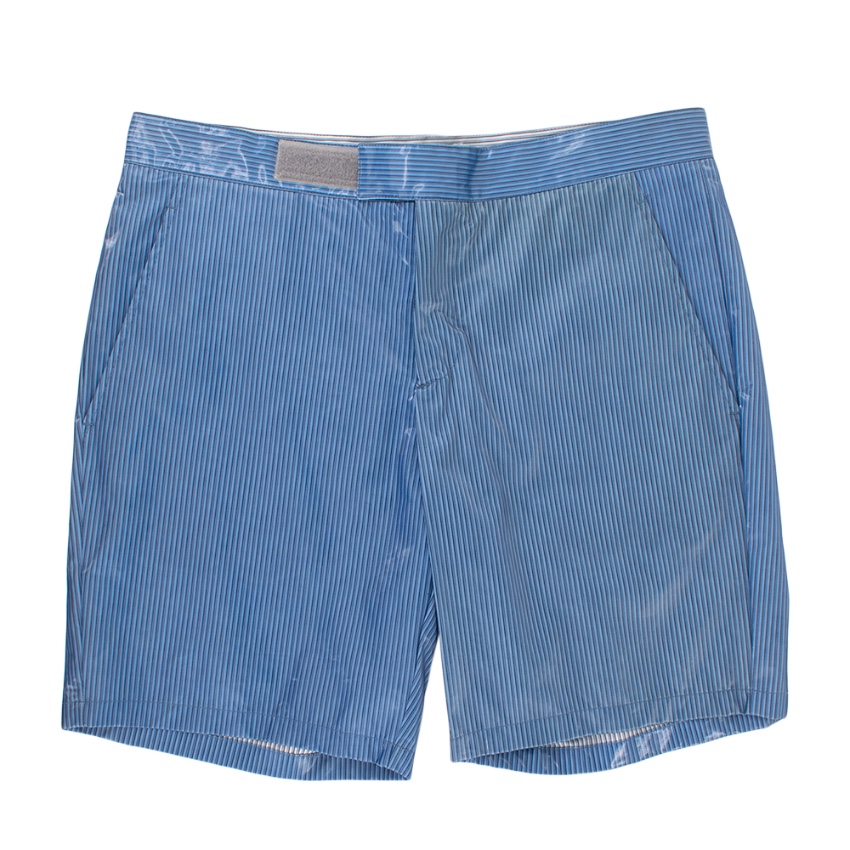 Prada Blue Striped Swim Shorts | HEWI
