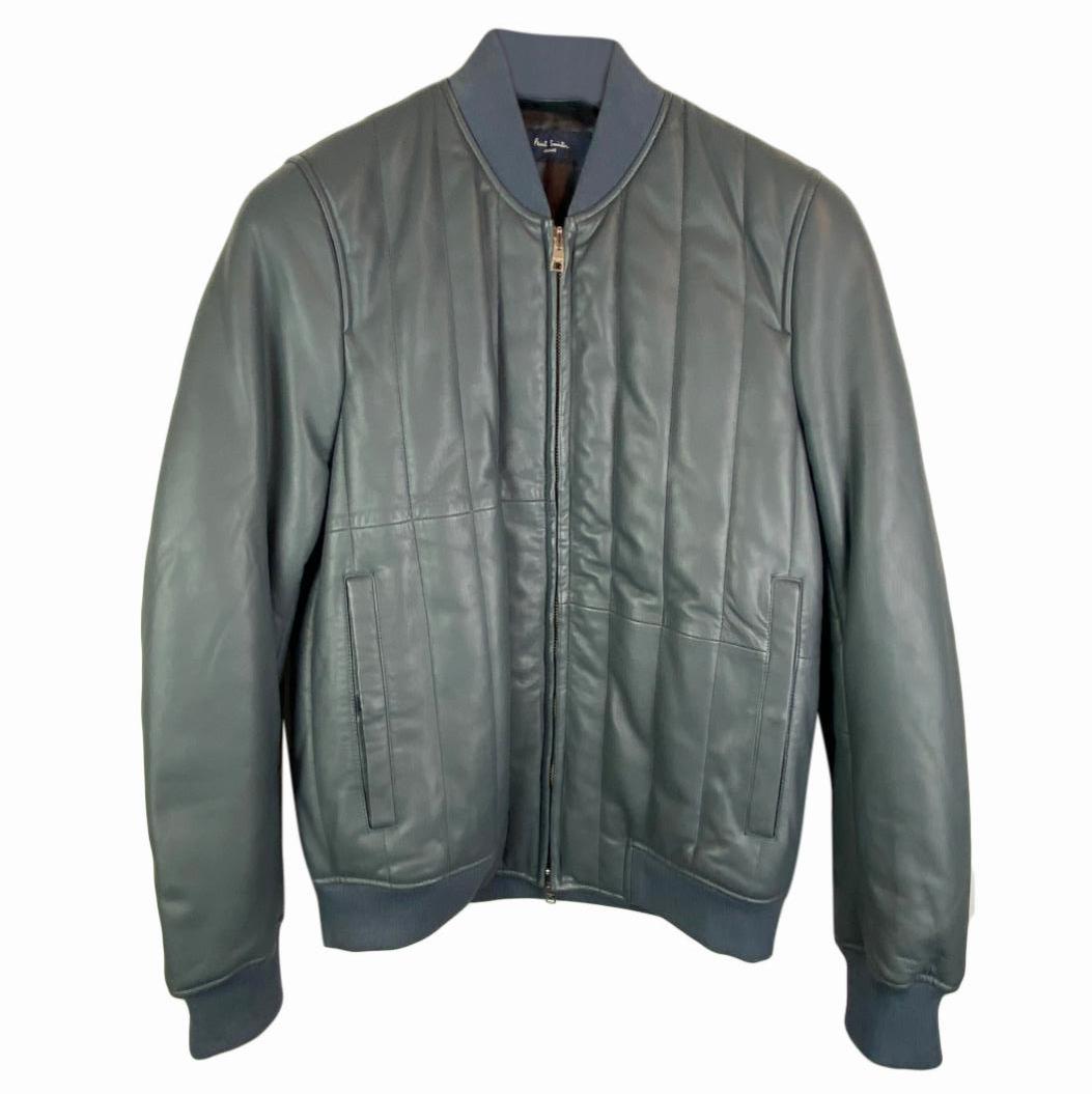 Paul Smith Leather Bomber Jacket 1 | HEWI