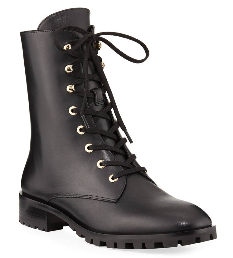 stuart weitzman combat boots