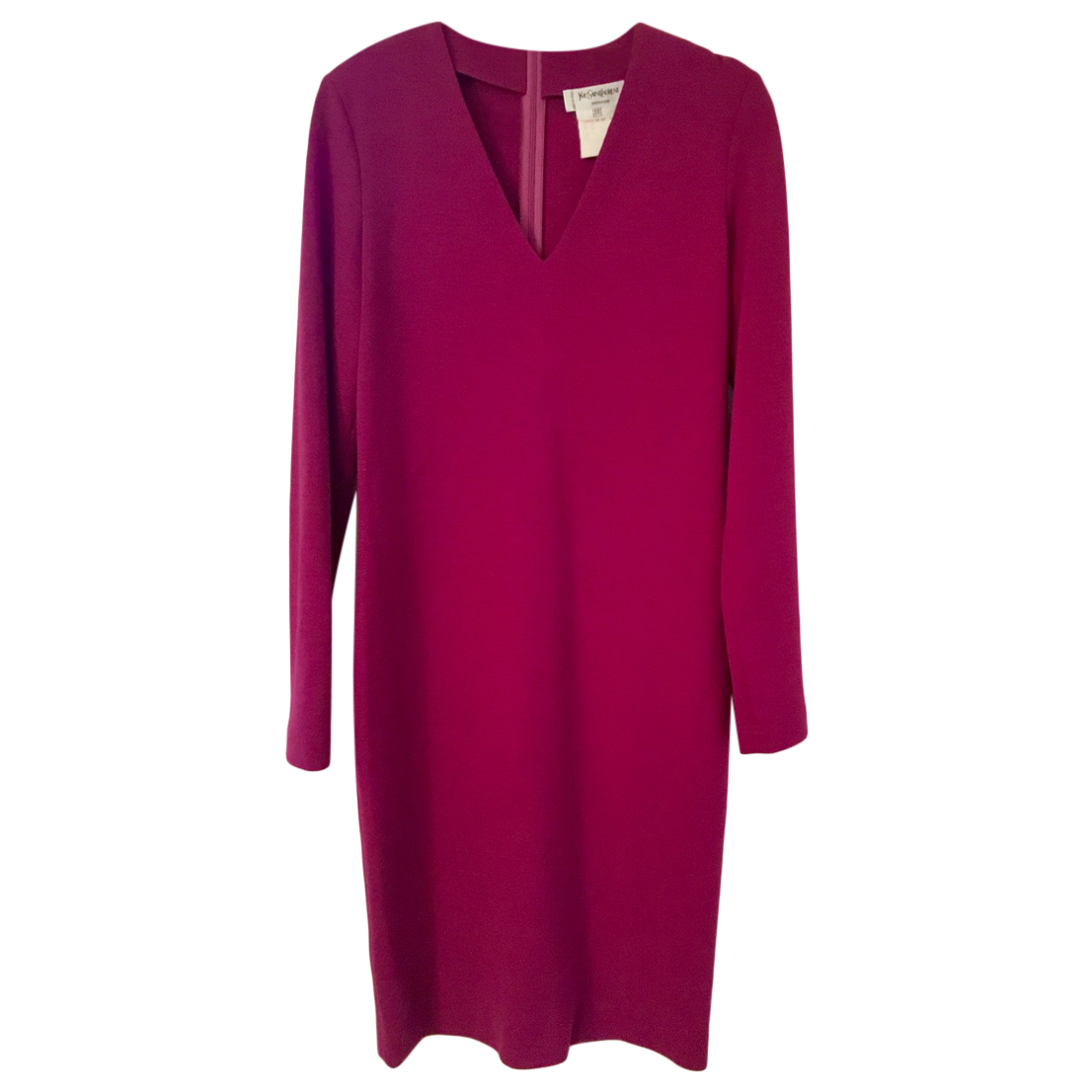 cerise pink shift dress