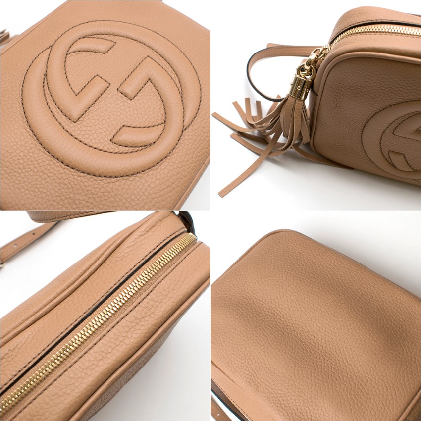 gucci disco bag nude