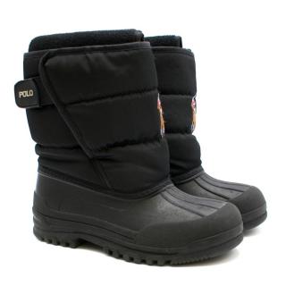 Polo Ralph Lauren Black Snow Boots