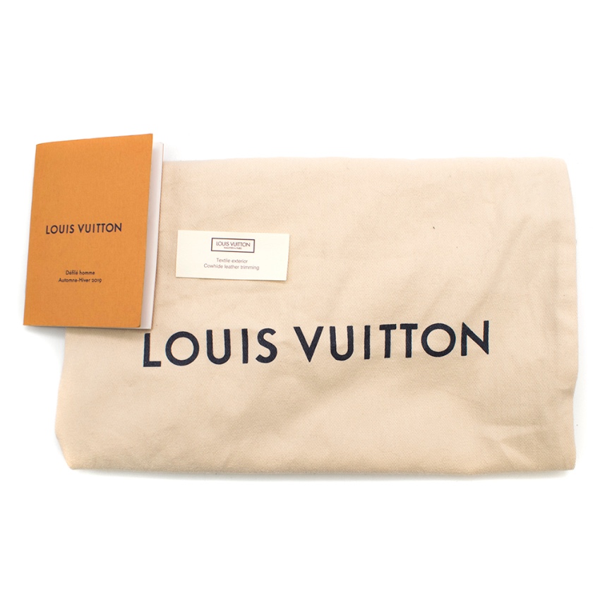 LOUIS VUITTON Soft Trunk Shoulder Crossbody Bag M45074 Mesh Turquoise Leather  LV