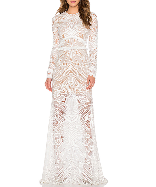 alexis white lace dress
